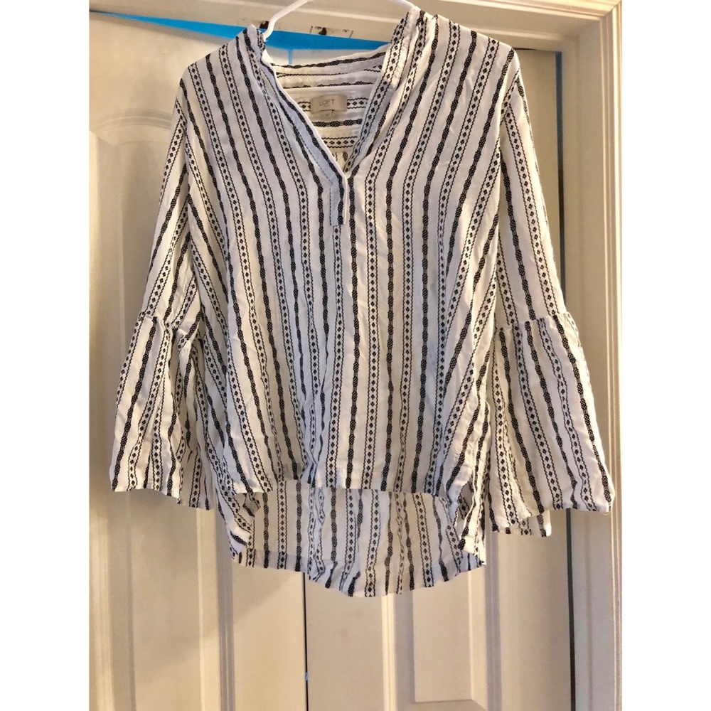 Black and White blouse
